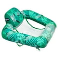 thumbnail image 1 of Aqua Zero Gravity Inflatable Swimming Pool Chair Float, Teal Fern Green, 1 of 10