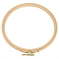 thumbnail image 2 of Yosoo Hand Embroidery Hoop Wooden Circle Frame for Cross Stitch Embroider Needle Arts DIY Tool, DIY Embroidery Tool,Embroidery Frame, 2 of 8