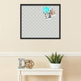thumbnail image 3 of PinPix 28x24 Custom Cork Bulletin Board Argyle Gray Poster Board Has a Fabric Style Canvas Finish, Framed in Argyle Gray, by ArtToFrames (PinPix-638), 3 of 6