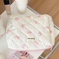 thumbnail image 5 of ZOUBAOQ Makeup Bag Bow Portable Storage Bag Toiletry Bag Makeup Organizer Toiletry C4, 5 of 9