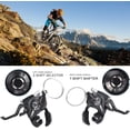 thumbnail image 4 of 2 uds profesional 3x7/8 21/24 velocidad bicicleta MTB bicicleta palanca de freno derecho izquierdo palanca de cambios bicicleta de montaña palanca de freno de velocidad variable, 4 of 5