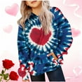 thumbnail image 1 of Cowsor Sweat à Capuche pour Enfants / Manches Longues Imprimé Col Rond / Tissu Extensible Doux / Tenue Décontractée Chaude pour École Quotidienne / Garçons Filles 2-14 Ans, 1 of 6