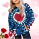 thumbnail image 1 of Sudadera con capucha para niños, camiseta de manga larga con estampado de cuello redondo para niños y niñas mayores, sudadera con capucha, top de poliéster para niña, 1 of 6