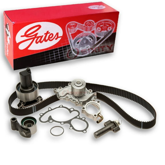 Gates PowerGrip Timing Belt Kit w Water Pump compatible with Toyota T100 3.0L V6 1993-1994