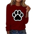 thumbnail image 2 of Vetsdori 3/4 Sleeve Tops for Women Trendy Pullover Plus Size Dressy,Tunic Graphic Summer Womens Blouses Crewneck, 2 of 4