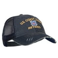 thumbnail image 5 of US Coast Guard Retired Embroidered Low Profile Cotton Mesh Cap - Navy OSFM, 5 of 5