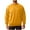 Yellow, variant on QUNYINEY Casual Sweatshirt for Men Long Sleeve Solid Red Crew Neck Tops Loose Workout Pullover Drop Shoulder Sweatshirt