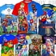 thumbnail image 2 of Camiseta Sonic Y Mario Bros De 3 A 13 Años Para Niños Verano Manga Corta Niñas Tops Camisas Casuales, 2 of 4