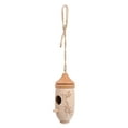 thumbnail image 4 of Hanging Hummingbird Food Feeder Outdoor Birds Feeding Tool Wooden Bird Feeder, 4 of 6