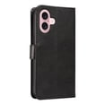 thumbnail image 3 of Allytechgroup Wallet Case for iPhone 16, Built-in Credit Card Slot & Lanyard RFID Blocking PU Leather Flip Case Shockproof Full Body Protective Cover for iPhone 16, Black, 3 of 9