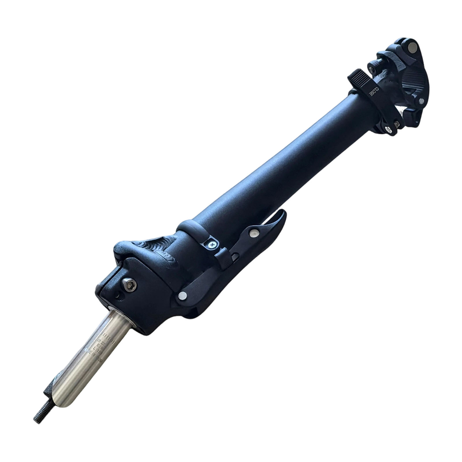 Adjustable Folding Bike Lightweight Aluminum Alloy Telescopic Steering Rod for Mountain Bikes, Quick Release