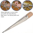 thumbnail image 3 of Medium Marine Rope Threader, 304 Stainless Steel & POM Plastic Handle Yacht Hardware Accessory, Burr-Free Smooth Grip, Durable Hollow Joint Pin for Boats & Yachts Knot Tying, Premium Long-Lasting, 3 of 7