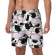 thumbnail image 1 of Balery Cute Animal with Cow Bañador para hombre, shorts de playa de secado rápido con entrepierna y forro de compresión-Medium, 1 of 6