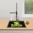 thumbnail image 4 of Kitchen Sink Single Handle Stainless Steel Faucet with Pull Down Sprayer(Silver), 4 of 7