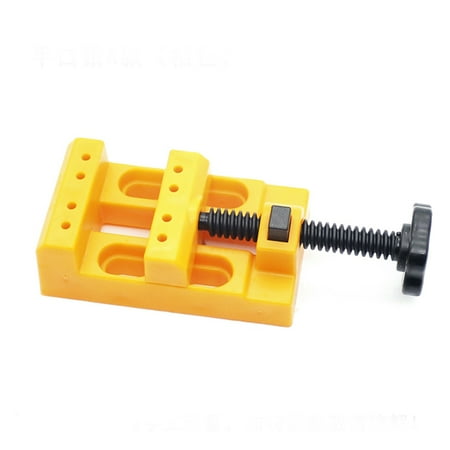 

Mini Bench Vice Muliti-Funcational Table Vice Carving Bench Clamp Drill Press Mini Bench Vice durable object polishing and drilling Muliti-Funcational Yellow