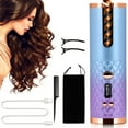 thumbnail image 4 of Duomishu Electric Hair Curling Iron Set Cordless Automatic Curling Wands with LCD Display and 6 Adjustable Temperature USB Rechargeable, 4 of 10