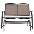 thumbnail image 2 of Costway Patio Glider Outdoor Rocking Bench Double 2 Person Chair Loveseat Armchair Backyard, 2 of 10