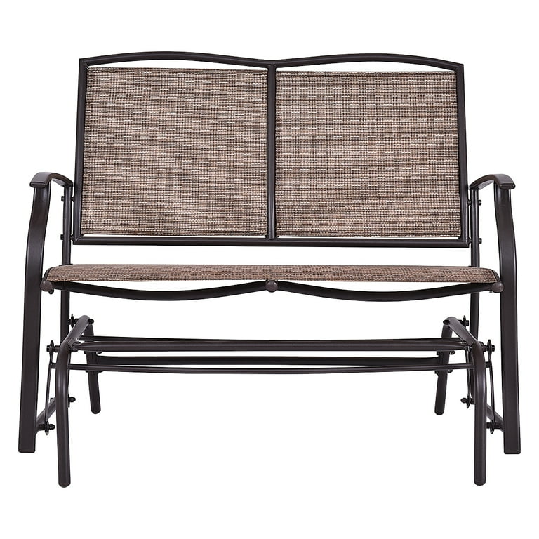 Costway patio glider rocking bench double 2 person chair loveseat hotsell