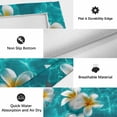 thumbnail image 5 of Plumeria Coastal Outdoor Rug 3x5 Ft, Non Slip Washable Area Rug, Summer Beach Turquoise Ocean Patio Rugs Carpet Runner, Large Floor Mat for Indoor/Outdoor Deck Porch Camping, 5 of 8