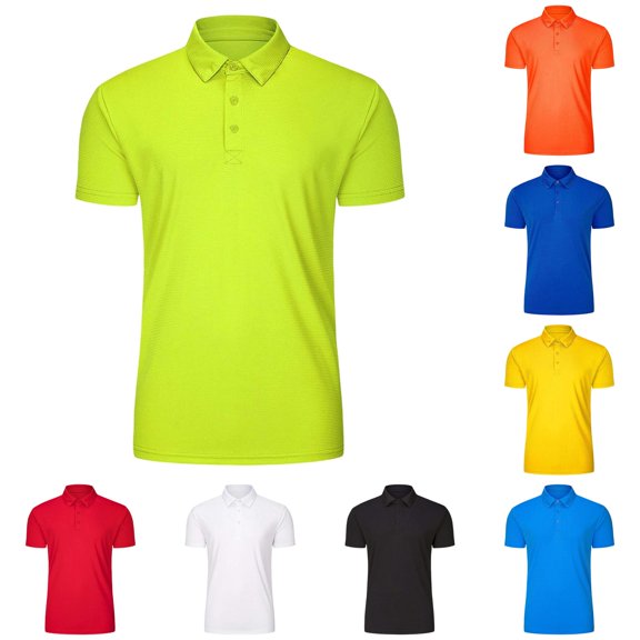 JAJAHO Kids Polo Shirts For Boys Girls School Uniform Moisture Wicking Quick Dry Short Sleeve Dress Polo Shirts 3-14Y