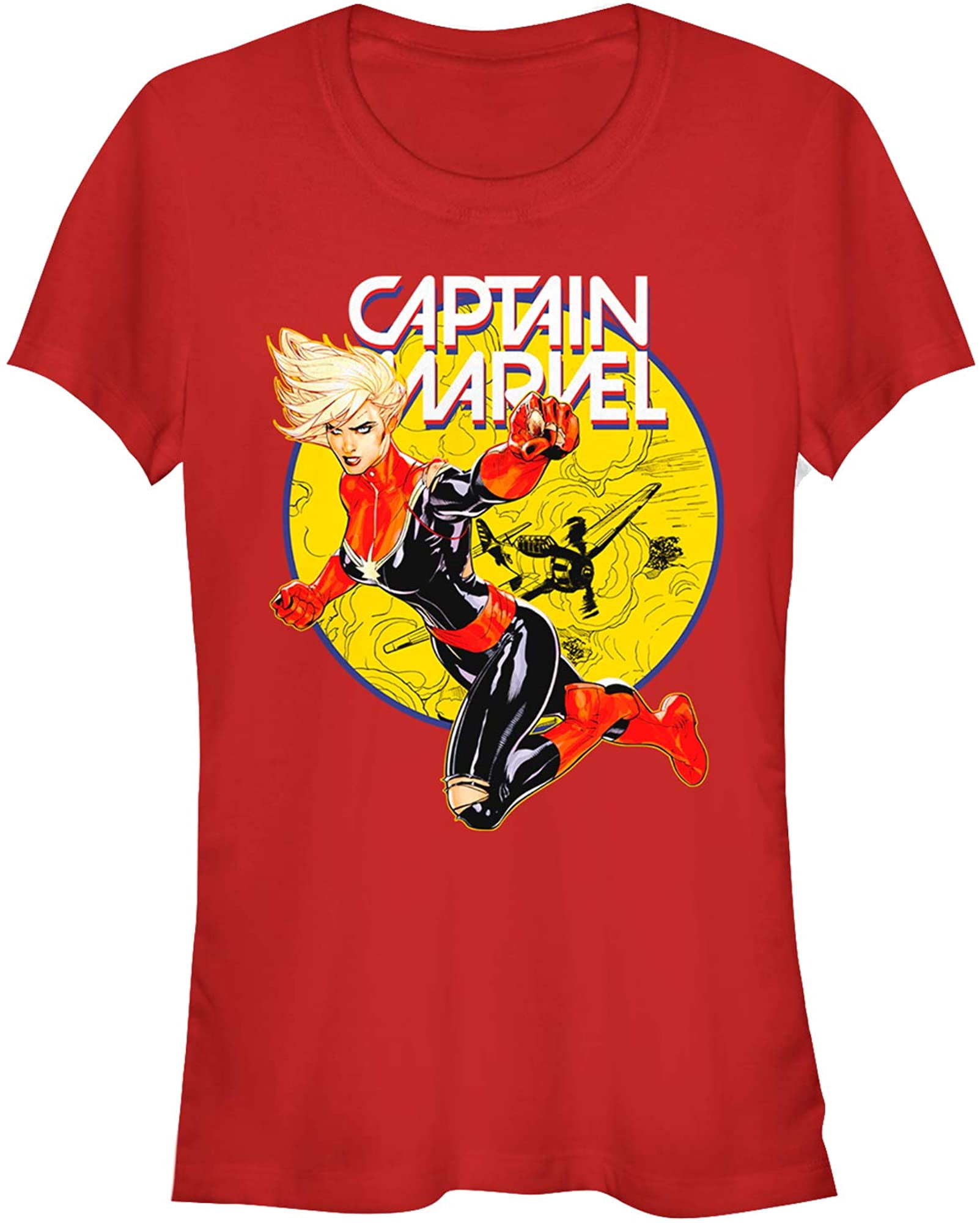 Juniors Marvel Captain Marvel Vintage 