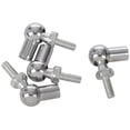 thumbnail image 2 of 6mm Male Female Thread L Shaped Ball Joint Rod End Bearings 8Pcs,8 x Pneumatic rod joint,Silver, 2 of 8
