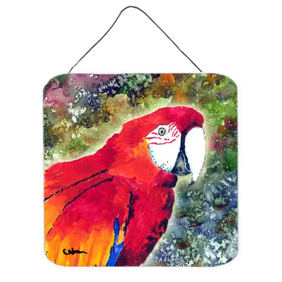 Parrot Aluminium Metal Wall Or Door Hanging Prints