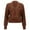 Brick Red, variant on Lixiuxyad Womens Open Front Cardigan Women's Casual Short Style Solid Color Sweater Cardigan Coat,Red