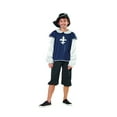thumbnail image 2 of Northlight Boys Musketeer Halloween Children's Costume - Ages 7-9 Years - Blue and White, 2 of 5