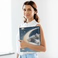 thumbnail image 6 of 3 Ring Binder 1.5 inch Round Rings with Interior Pockets Binders Organizer Office School 2Pack Sleeping Cat, 6 of 10