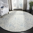 thumbnail image 2 of SAFAVIEH Blossom Asher Damask Wool Runner Rug, Blue/Ivory, 2'3" x 8', 2 of 10