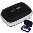 thumbnail image 1 of EeaseMX Bolsa con cremallera para oxímetro de sangre, estuche de almacenamiento, bolsa de transporte, estuche protector para oxímetro (negro), 1 of 7