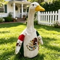 thumbnail image 2 of Lzobxe Porch Goose Clothes Football and Graduation Goose Porch Clothes with Grad Cap and Gown for Spring Outdoor Patio, Yard, Garden, Holiday Decoration, 2 of 8