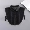 thumbnail image 1 of Cuello Medio Bufanda Corbatas Traje Profesional Cubierta de Cuello Mujeres Cuello Falso Cuello puntiagudo, 1 of 8