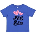thumbnail image 3 of Inktastic Love Hearts Big Sis Girls Toddler T-Shirt, 3 of 5