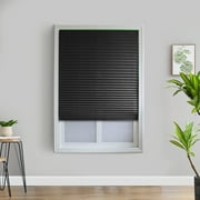 Htovila Window Blinds and Shades Blackout Roller Shades Cordless and Room Darkening Blinds Black for Home