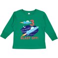 thumbnail image 3 of Inktastic Outer Space 3rd Birthday Boys or Girls Long Sleeve Toddler T-Shirt, 3 of 5