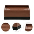 thumbnail image 6 of Practical Furniture Risers for Desk and Table Legs Sturdy Non Slip Desk Pads Brown Plastic TPU 4Pcs, 6 of 8