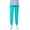 Light Blue, variant on Aofany Scrub Pants for Women Plus Size Workwear Pull On Comfort Waist Joggers Soft Stretch Sweatpants Jogger Pants