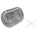 thumbnail image 4 of Vogacara Estuche Braces Caja de almacenamiento Sello protector bucal Contenedor transparente con soporte para mondadientes de partición Type2 NO2, 4 of 6