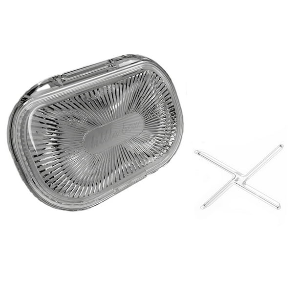 Estuche portátil Seitruly Caja de almacenamiento Plástico transparente L