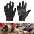 thumbnail image 4 of Beisidaer Outdoor Sports Full Finger Cowhide Climbing Gloves Rock Climb Downhill Gloves, 4 of 6