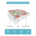thumbnail image 4 of Full Size Quilt Bedding Set, Flowers Reversible Summer Quilt 3 Pieces, Pink Spring Floral Elegant Pastoral Rustic Lightweight Bedspreads Coverlets with 2 Pillow Shams for All Seasons, 4 of 5