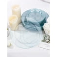thumbnail image 4 of 200PCS Blue Glitter Plastic Plates Heavy Duty Disposable Dinner & Dessert Set for Parties Weddings, 4 of 8