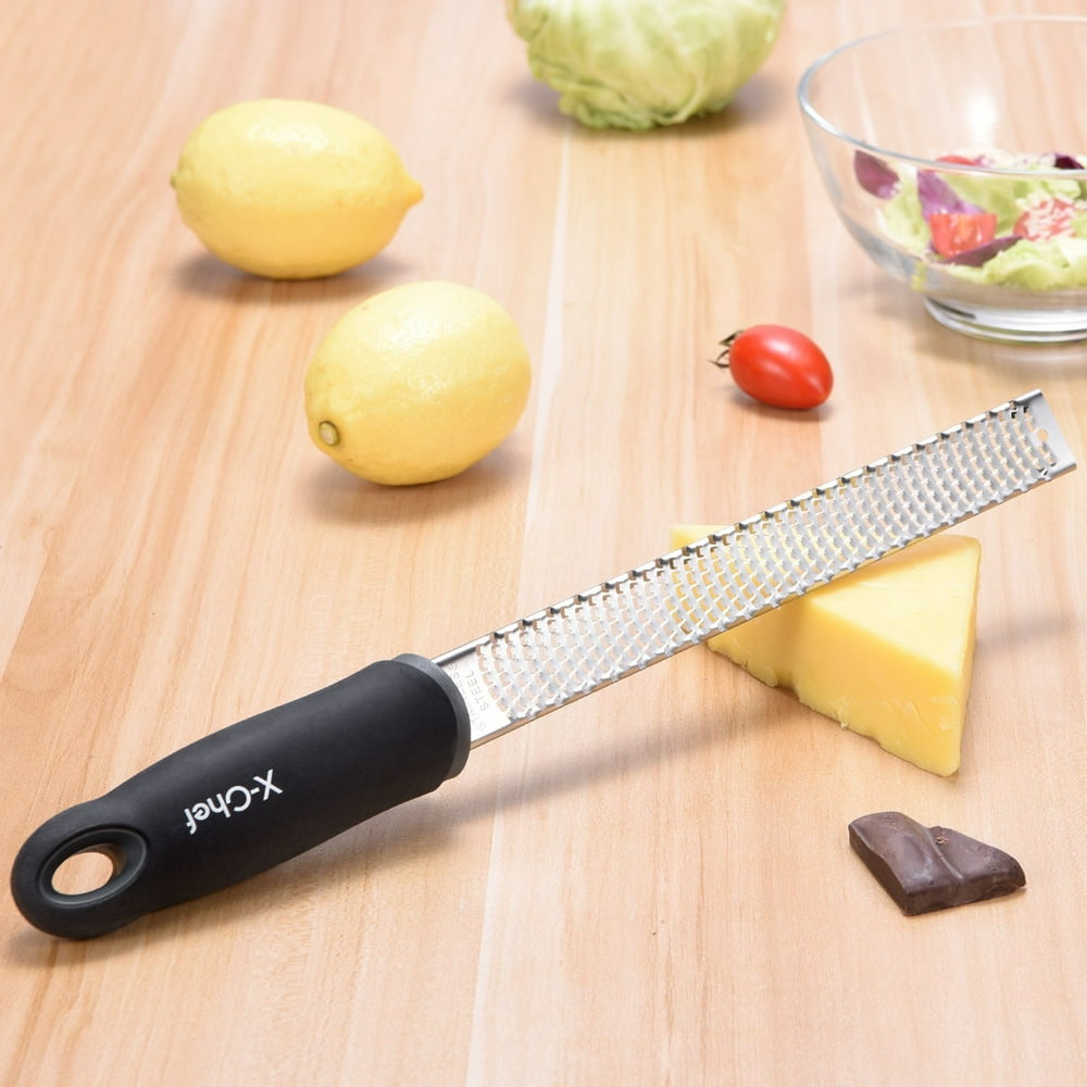 BetterHome Classic Lemon Zester Cheese Grater with Safety Cover for