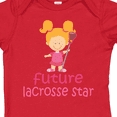 thumbnail image 4 of Inktastic Future Lacrosse Star Girl Girls Baby Bodysuit, 4 of 5