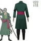 thumbnail image 4 of Anime One Piece Roronoa Zoro Cosplay disfraces Kimono disfraces de Halloween para hombres ropa de juego de rol P, 4 of 5
