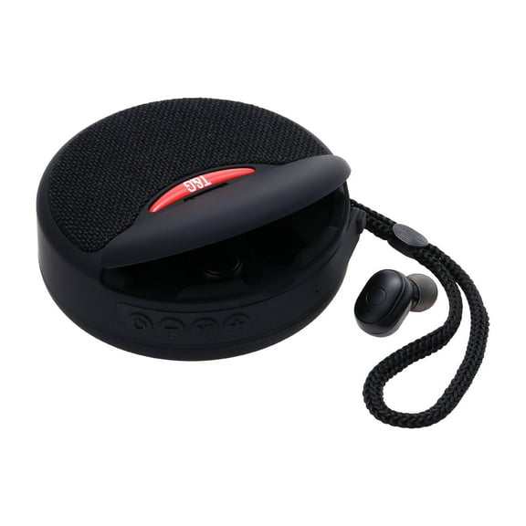 Giunmcul up to 50% Off Mini Wireless Bluetooth Speaker Wireless Earphone Two-in-One Stereo Hands-Free Earbuds