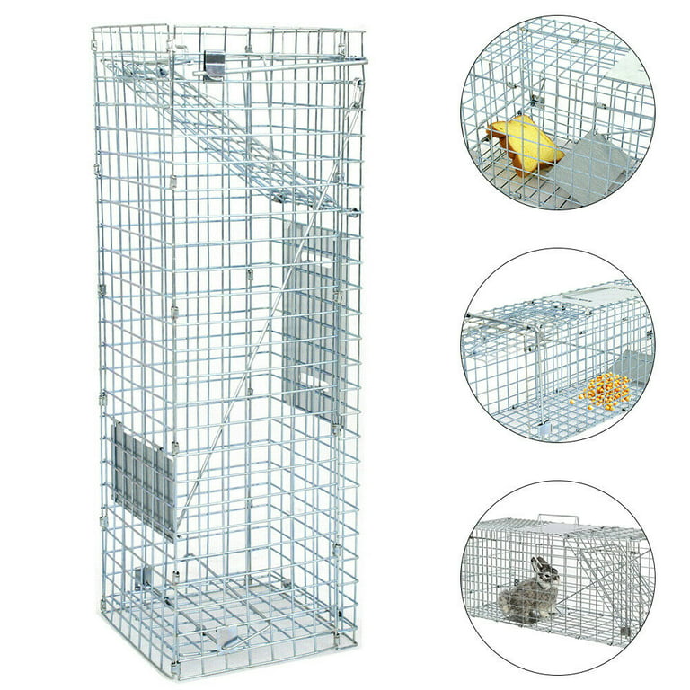 Animal Safe Trap Cage Live Catch - ezpatio2u