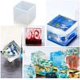 thumbnail image 5 of 8 piezas de molde de silicona, molde de fundición, molde de resina, joyería, moldes de resina epoxi con tazas medidoras y varillas, incluyendo esférico, cúbico, piramidal, diamante,, 5 of 5